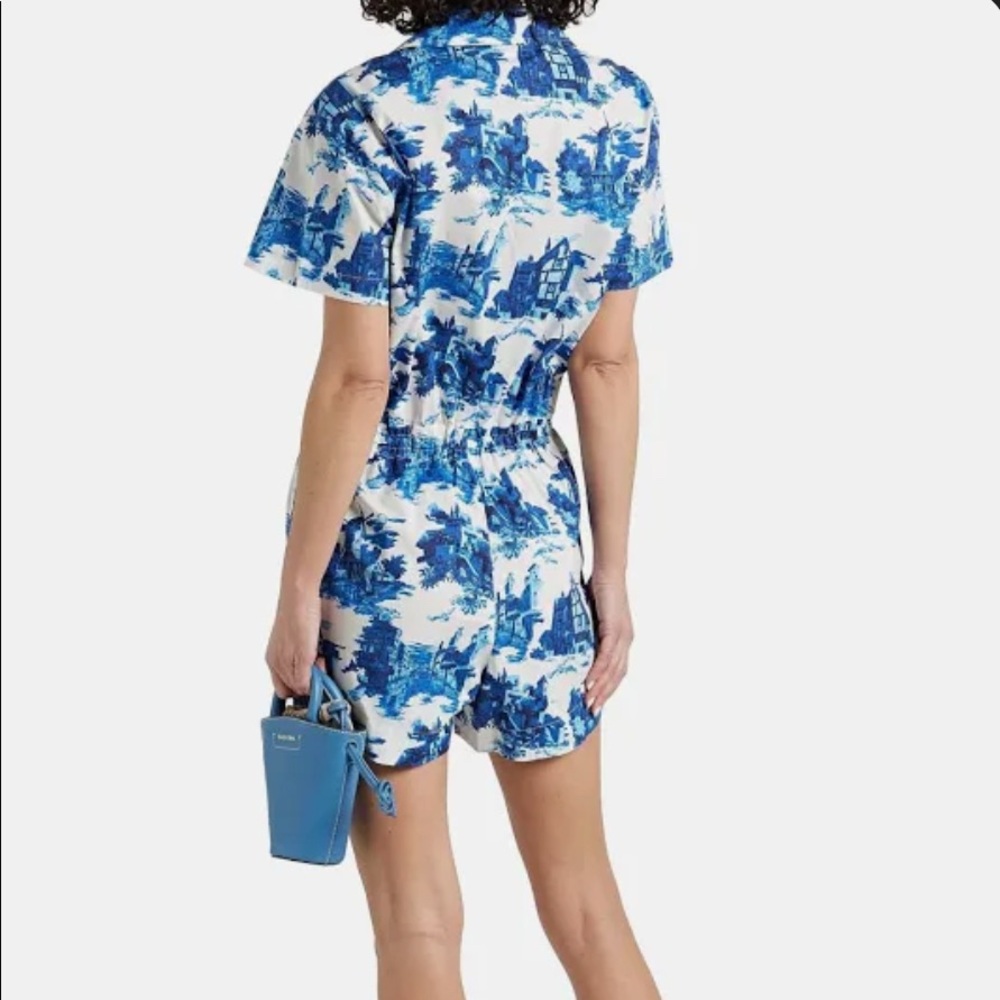 Cara Cara Jumper / Romper blue and white print